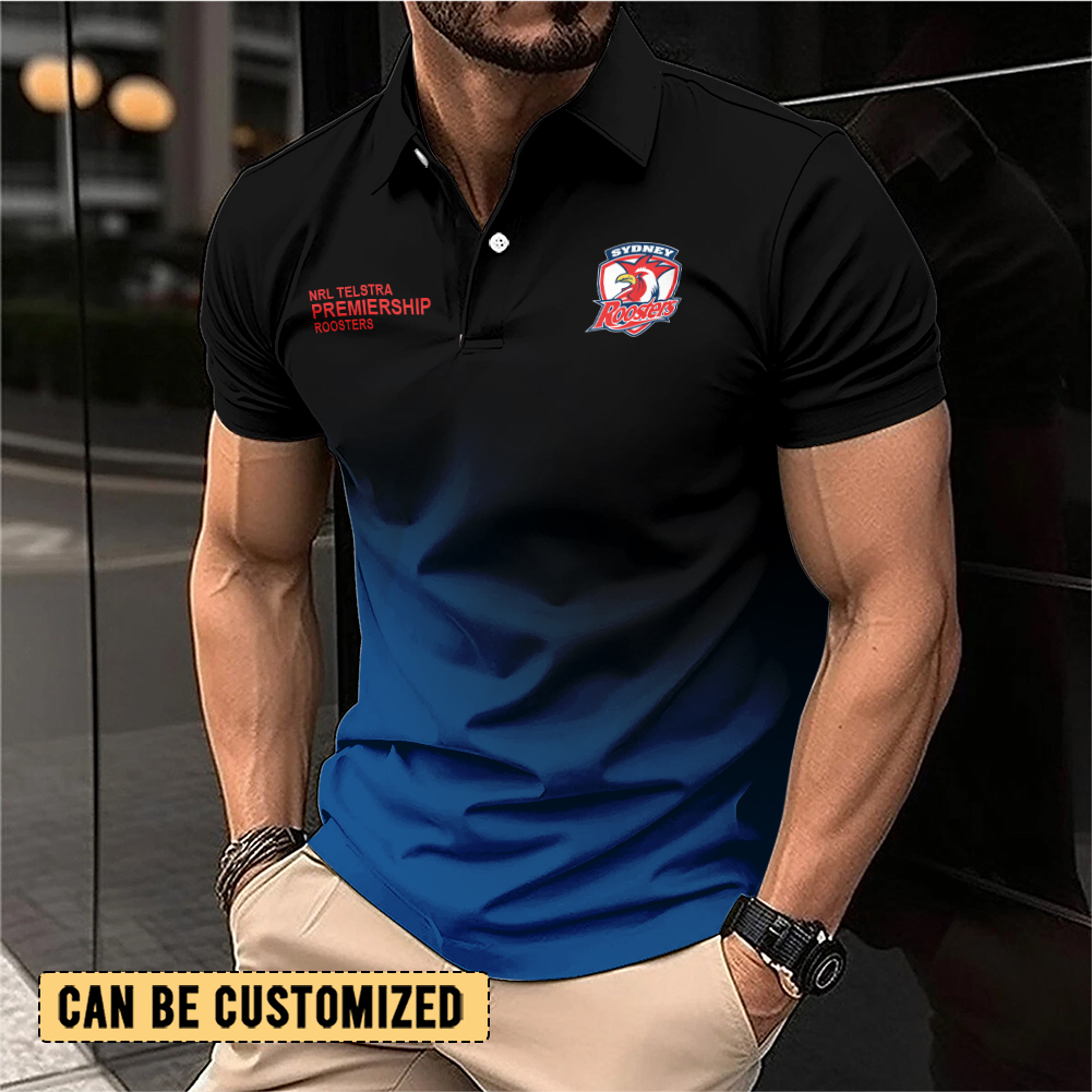 Auspiritmerch Sydney Roosters Personalized Polo Shirt Gift For Fans