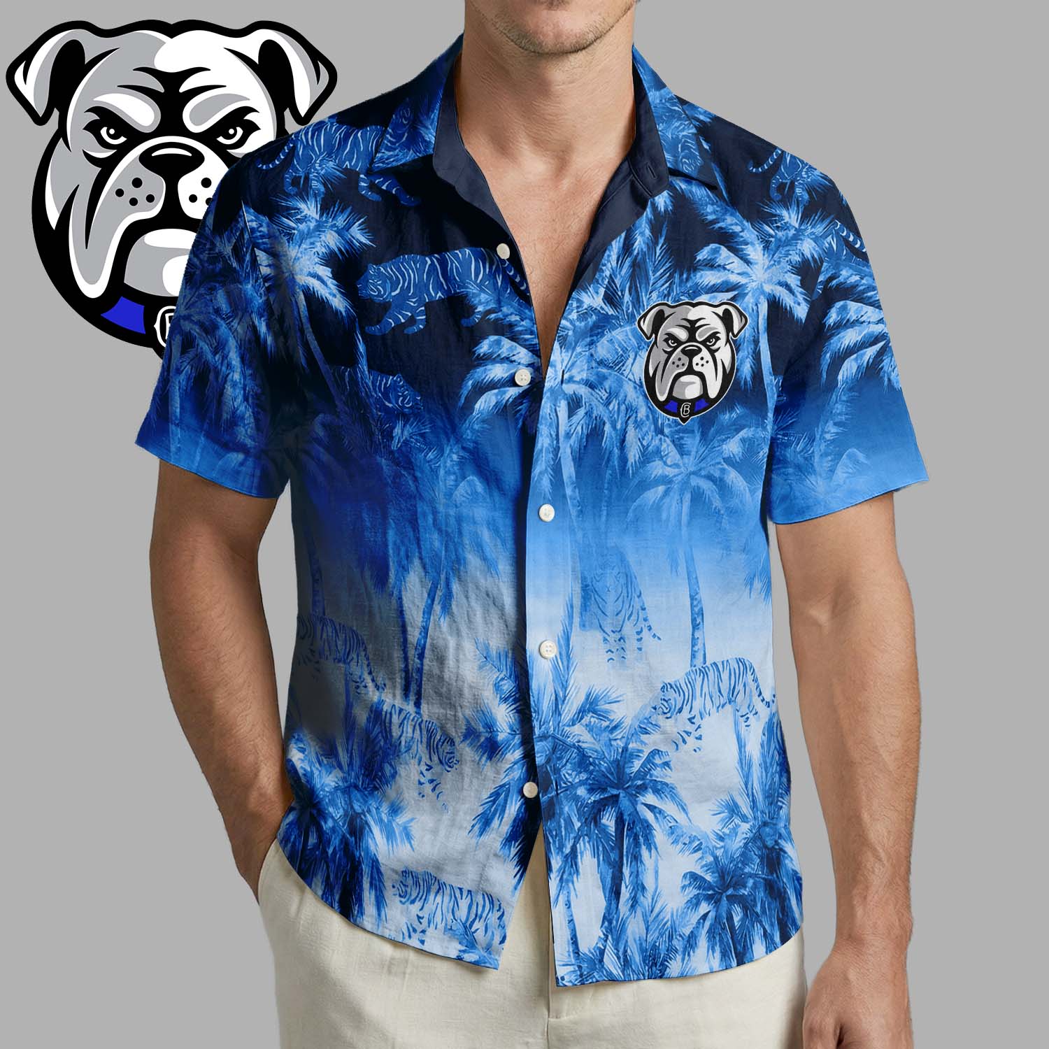 Auspiritmerch Canterbury-Bankstown Bulldogs Personalized Hawaiian Shirt Gift For Fans