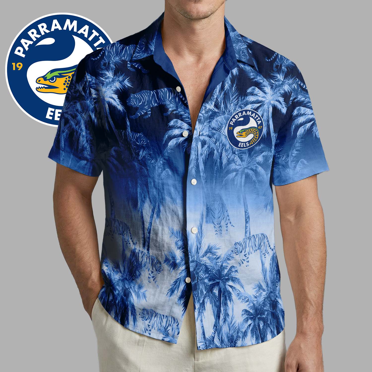 Auspiritmerch Parramatta Eels Personalized Hawaiian Shirt Gift For Fans