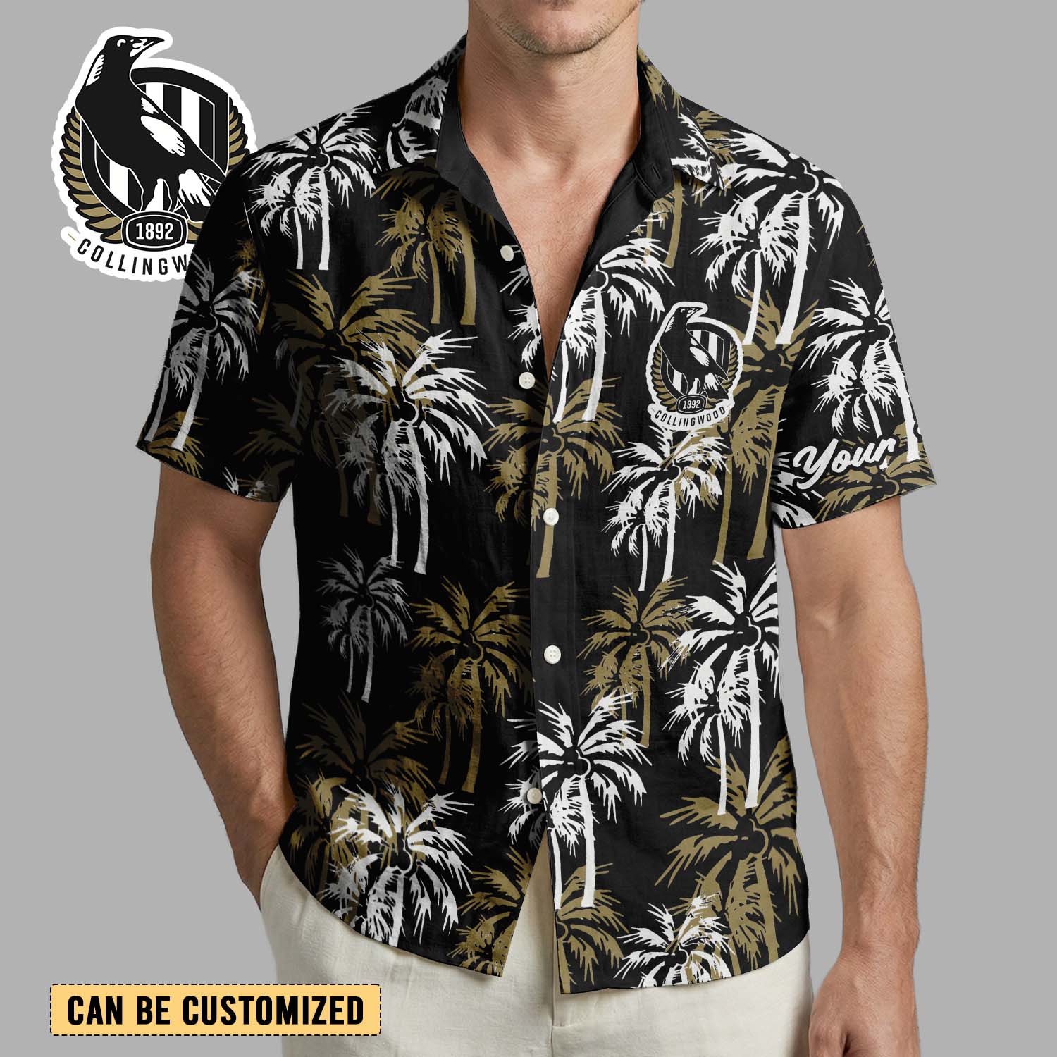 Auspiritmerch Collingwood Magpies Personalized Hawaiian Shirt Gift For Fans