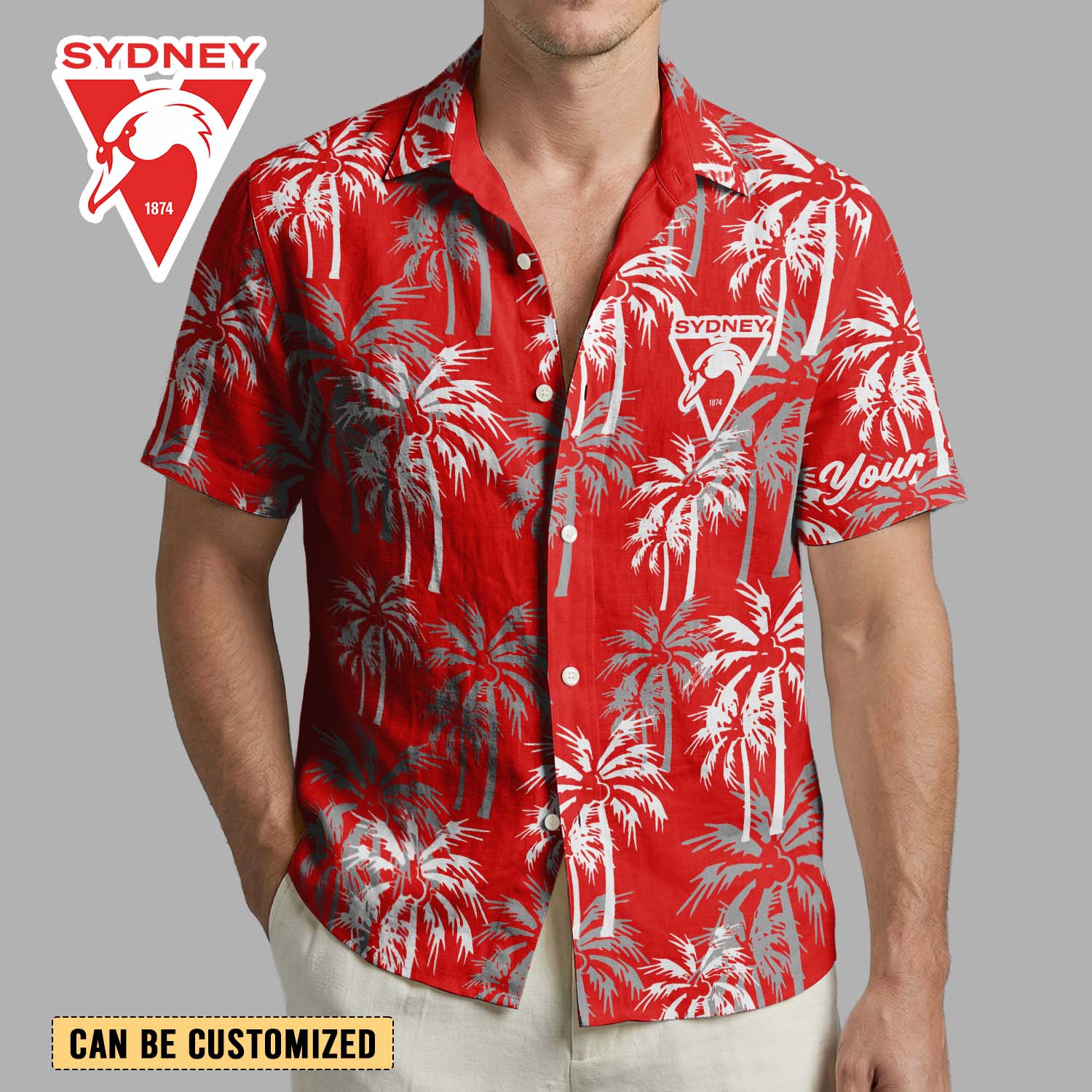 Auspiritmerch Sydney Swans Personalized Hawaiian Shirt Gift For Fans