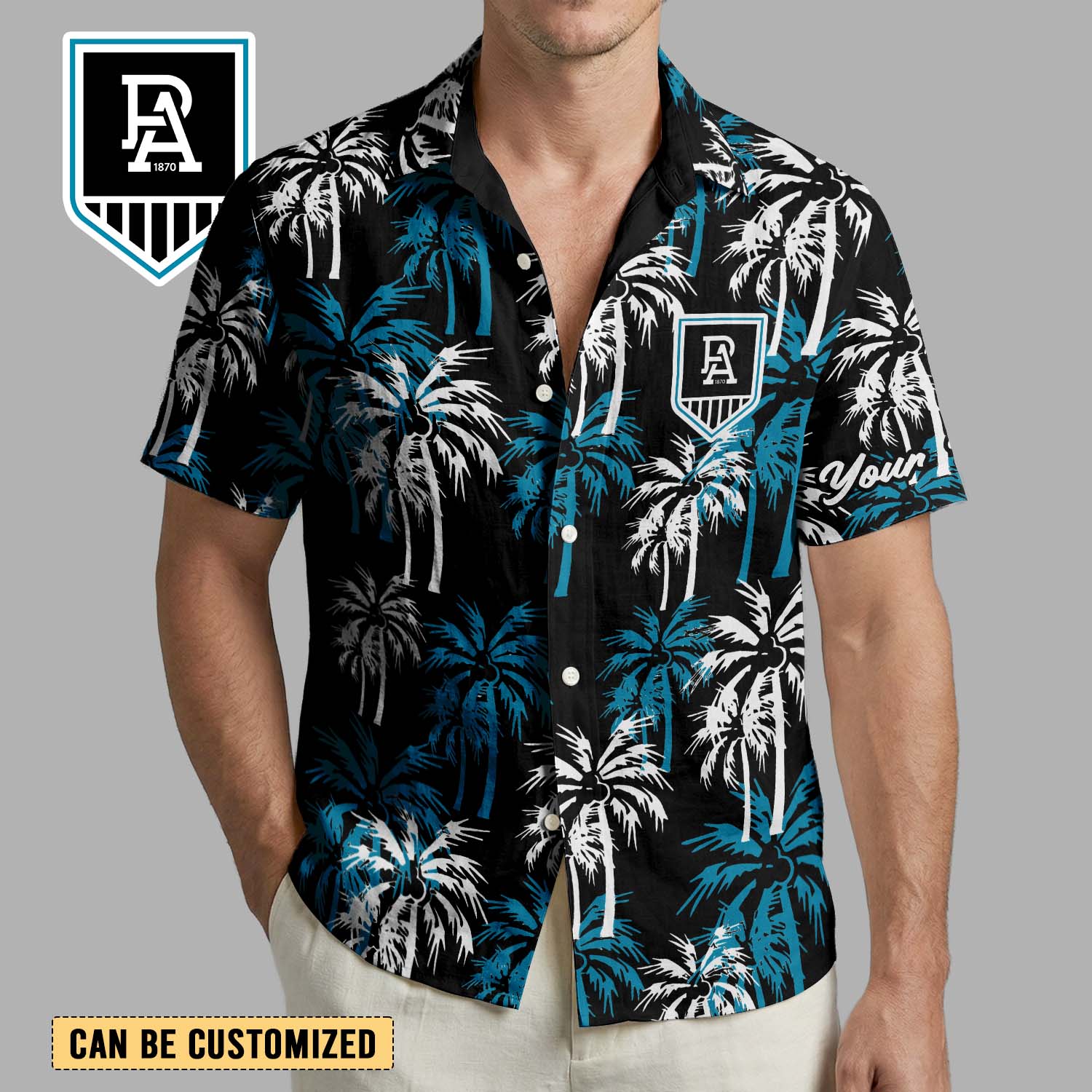Auspiritmerch Port Adelaide Personalized Hawaiian Shirt Gift For Fans