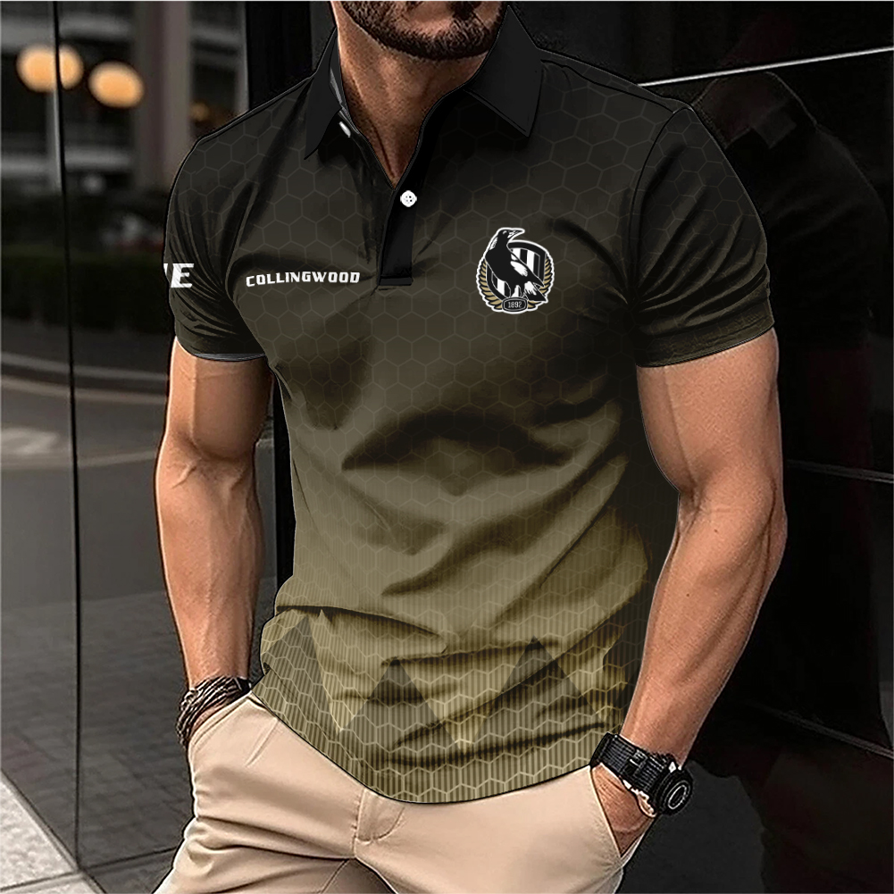 Auspiritmerch Collingwood Magpies Personalized Polo Shirt Gift For Fans
