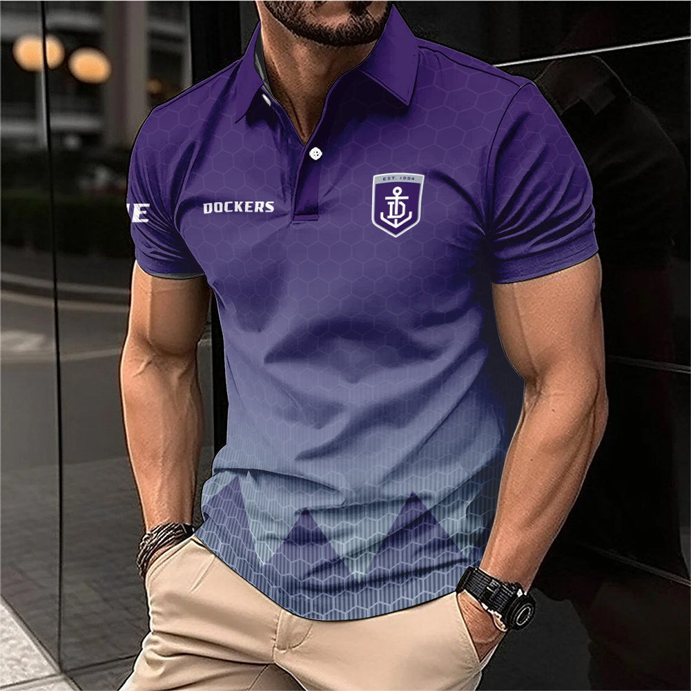 Auspiritmerch Fremantle Dockers Personalized Polo Shirt Gift For Fans