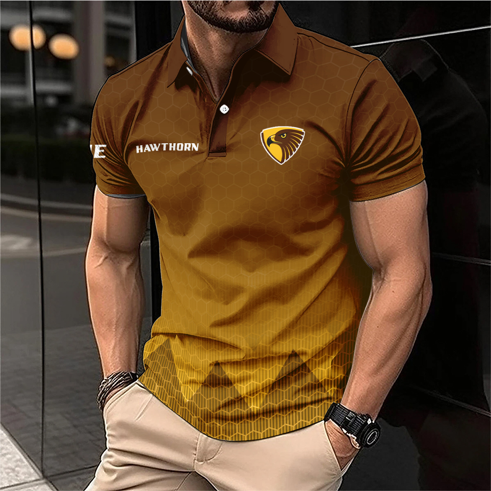 Auspiritmerch Hawthorn Hawks Personalized Polo Shirt Gift For Fans