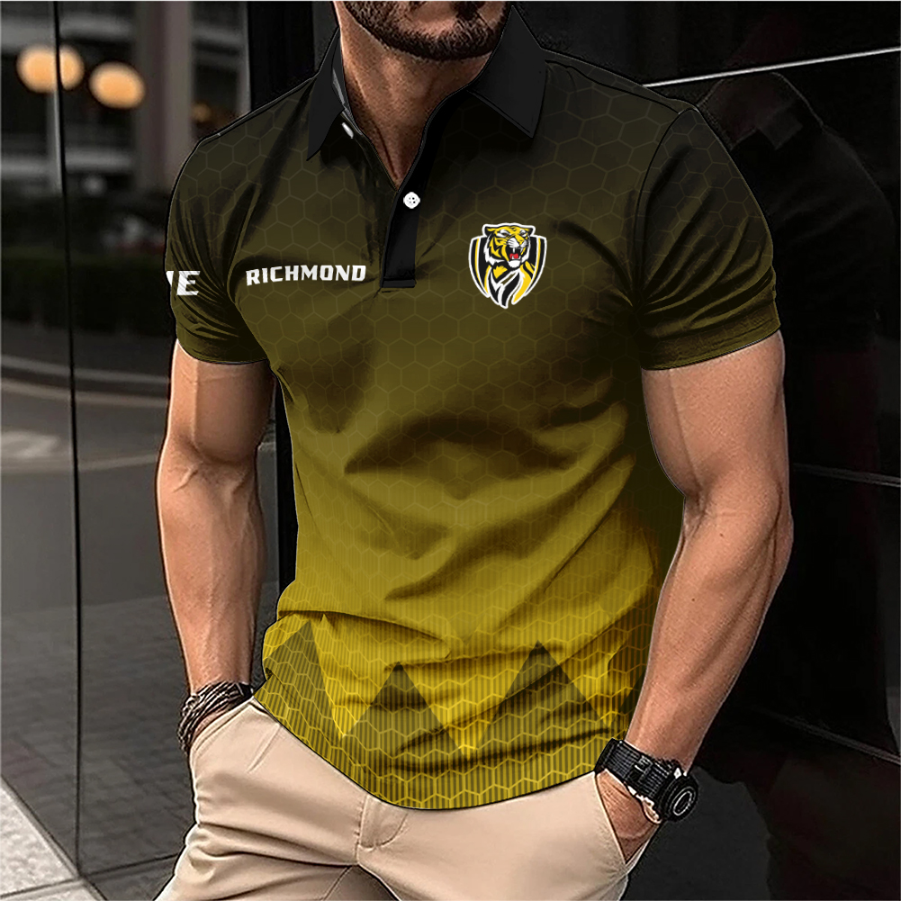 Auspiritmerch Richmond Tigers Personalized Polo Shirt Gift For Fans