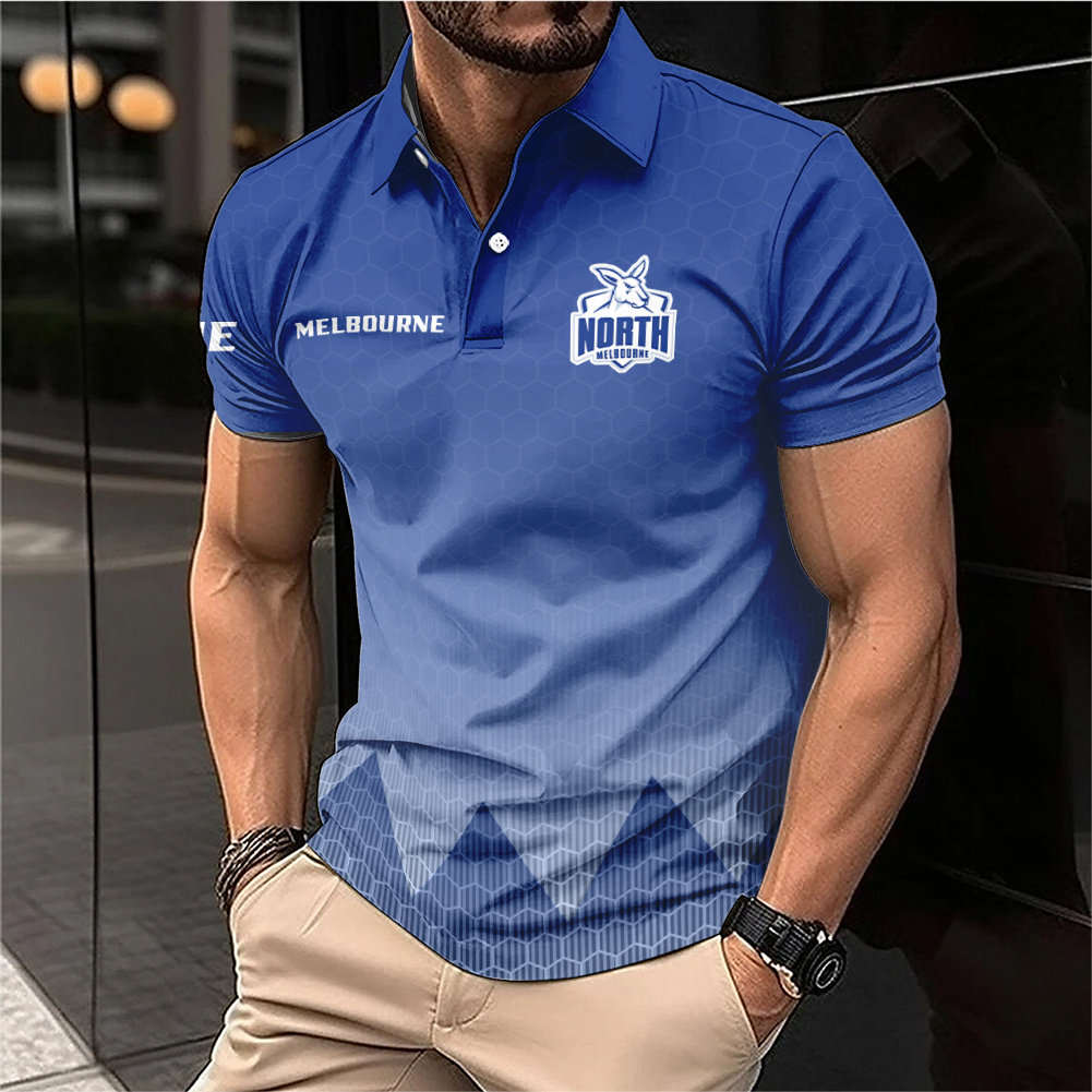Auspiritmerch North Melbourne Personalized Polo Shirt Gift For Fans