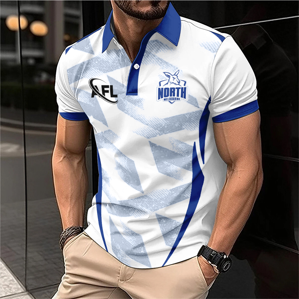Auspiritmerch North Melbourne Personalized Polo Shirt Gift For Fans