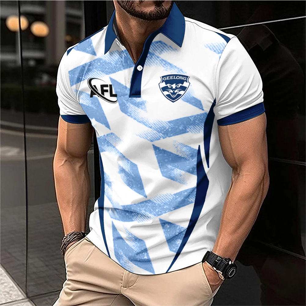 Auspiritmerch Geelong Cats Personalized Polo Shirt Gift For Fans