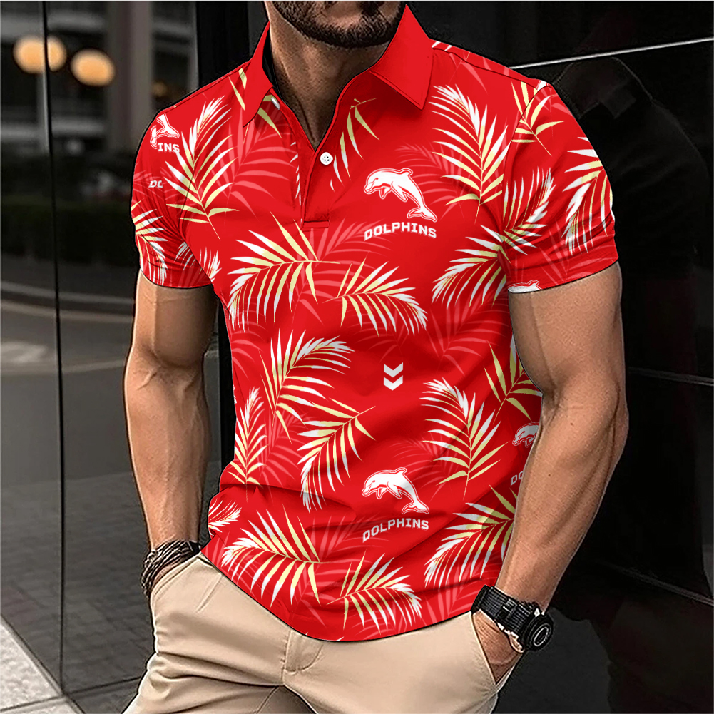 Auspiritmerch Dolphins Personalized Polo Shirt Gift For Fans