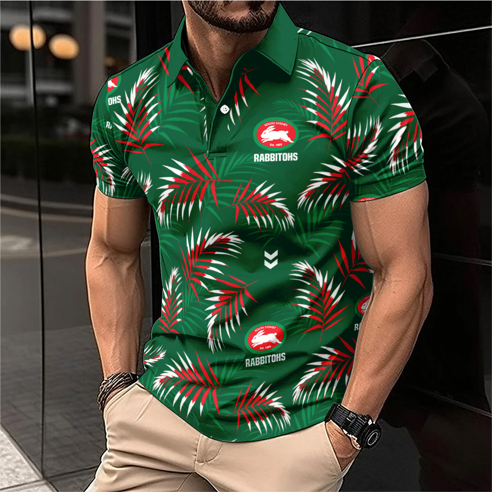 Auspiritmerch South Sydney Rabbitohs Personalized Polo Shirt Gift For Fans