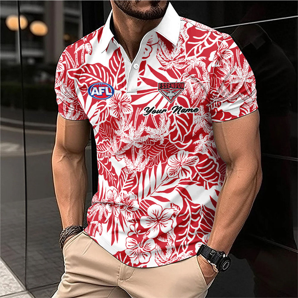 Auspiritmerch Essendon Personalized Polo Shirt Gift For Fans