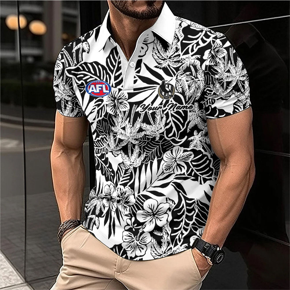 Auspiritmerch Collingwood Magpies Personalized Polo Shirt Gift For Fans