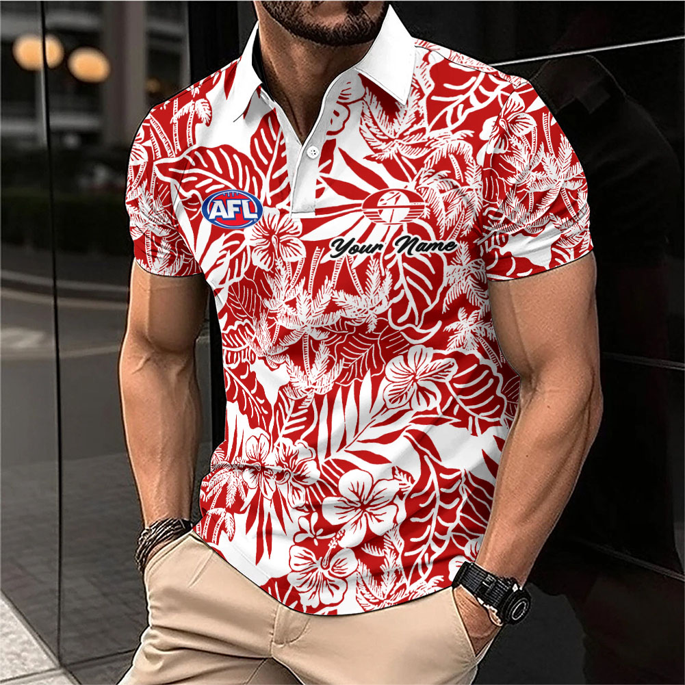 Auspiritmerch Gold Coast Suns Personalized Polo Shirt Gift For Fans