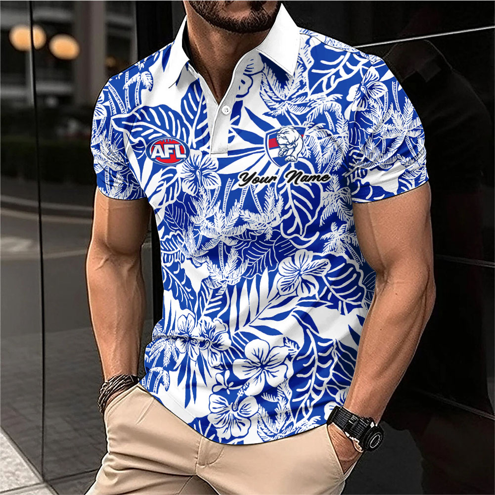 Auspiritmerch Western Bulldogs Personalized Polo Shirt Gift For Fans