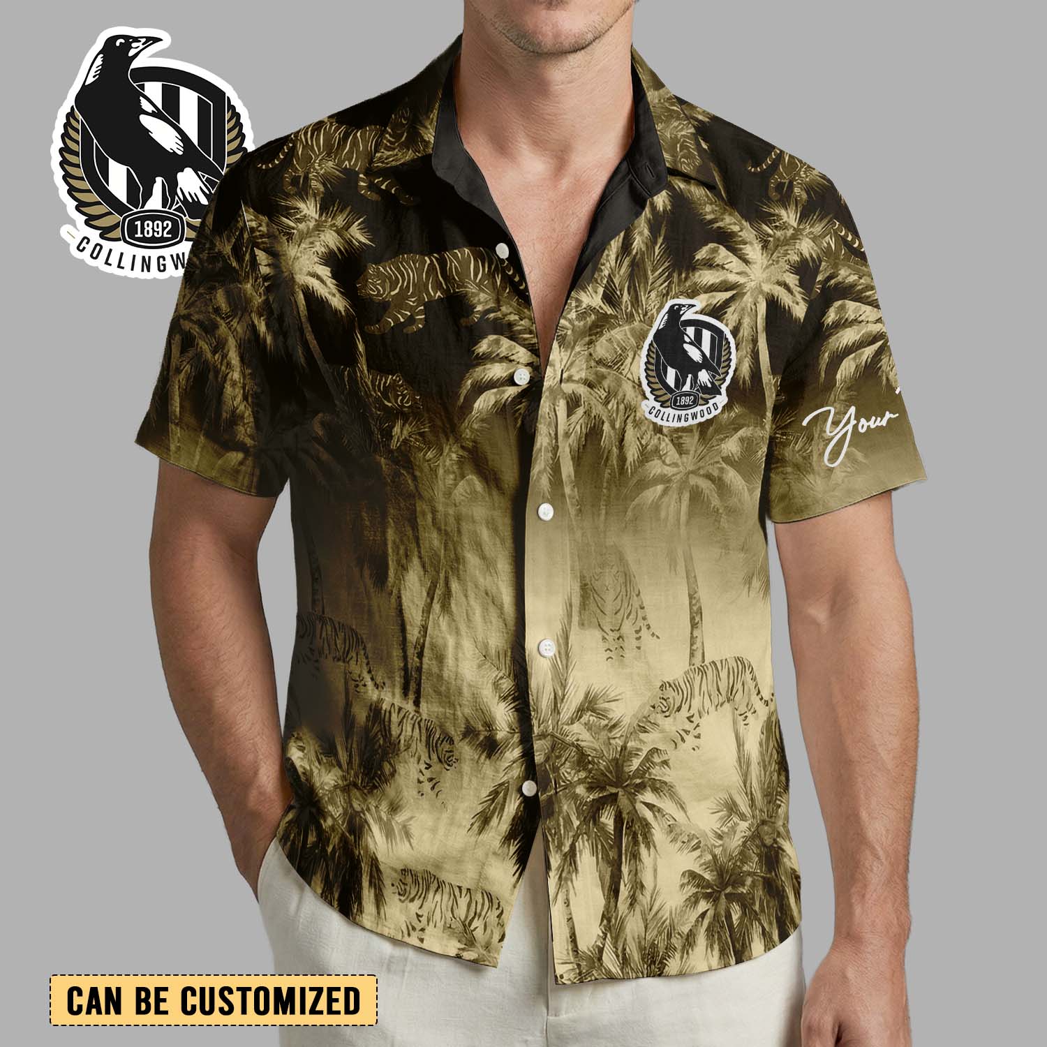 Auspiritmerch Collingwood Magpies Personalized Hawaiian Shirt Gift For Fans