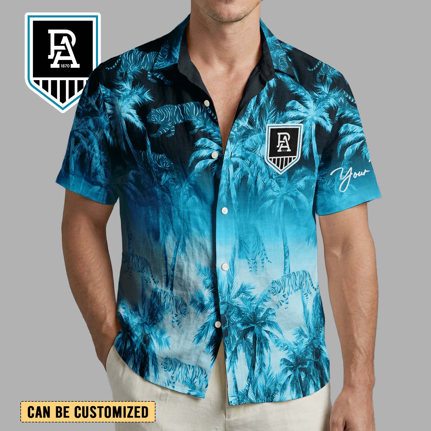 Auspiritmerch Port Adelaide Personalized Hawaiian Shirt Gift For Fans