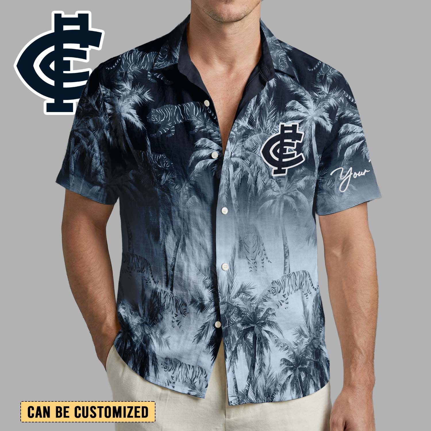 Auspiritmerch Carlton Blues Personalized Hawaiian Shirt Gift For Fans