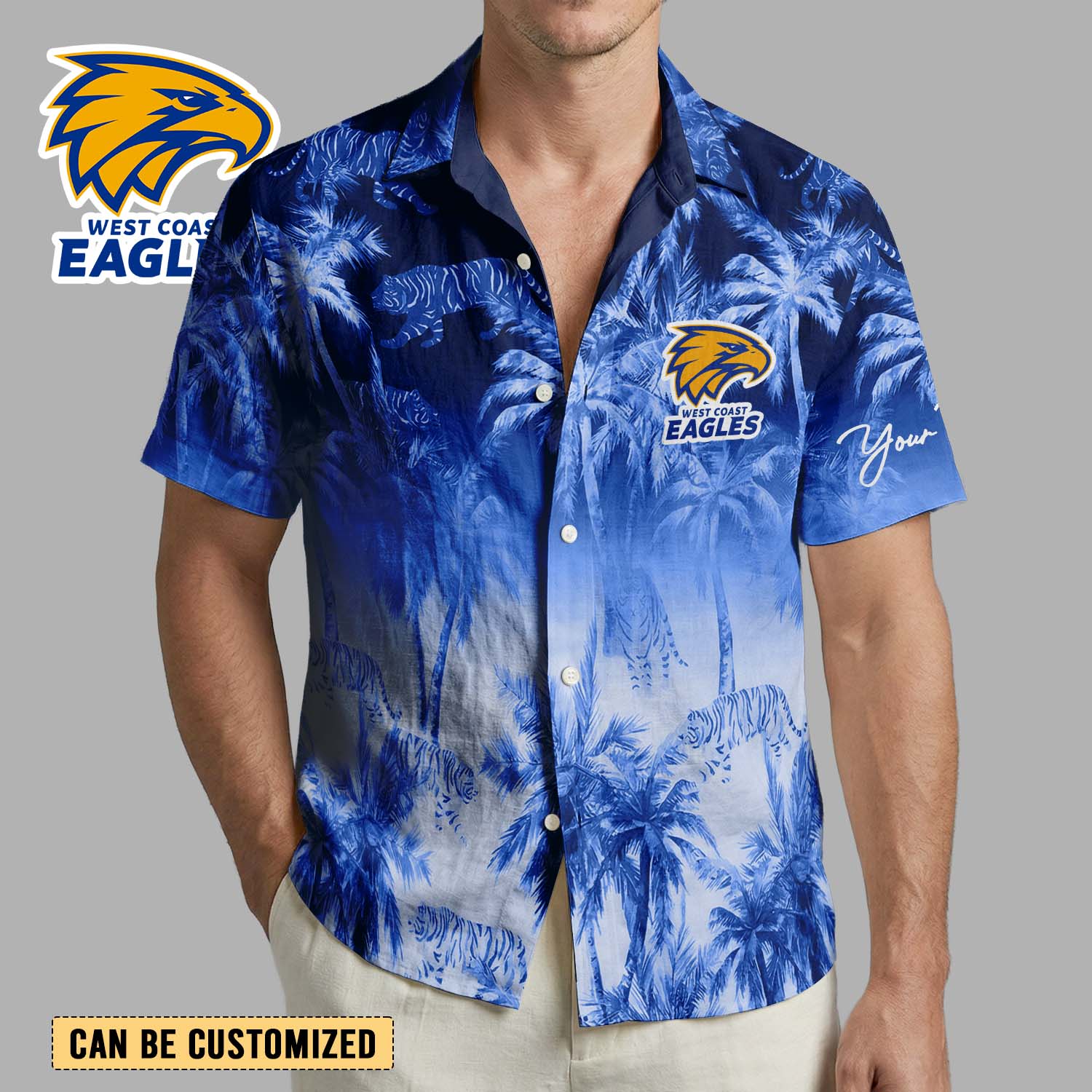 Auspiritmerch West Coast Eagles Personalized Hawaiian Shirt Gift For Fans