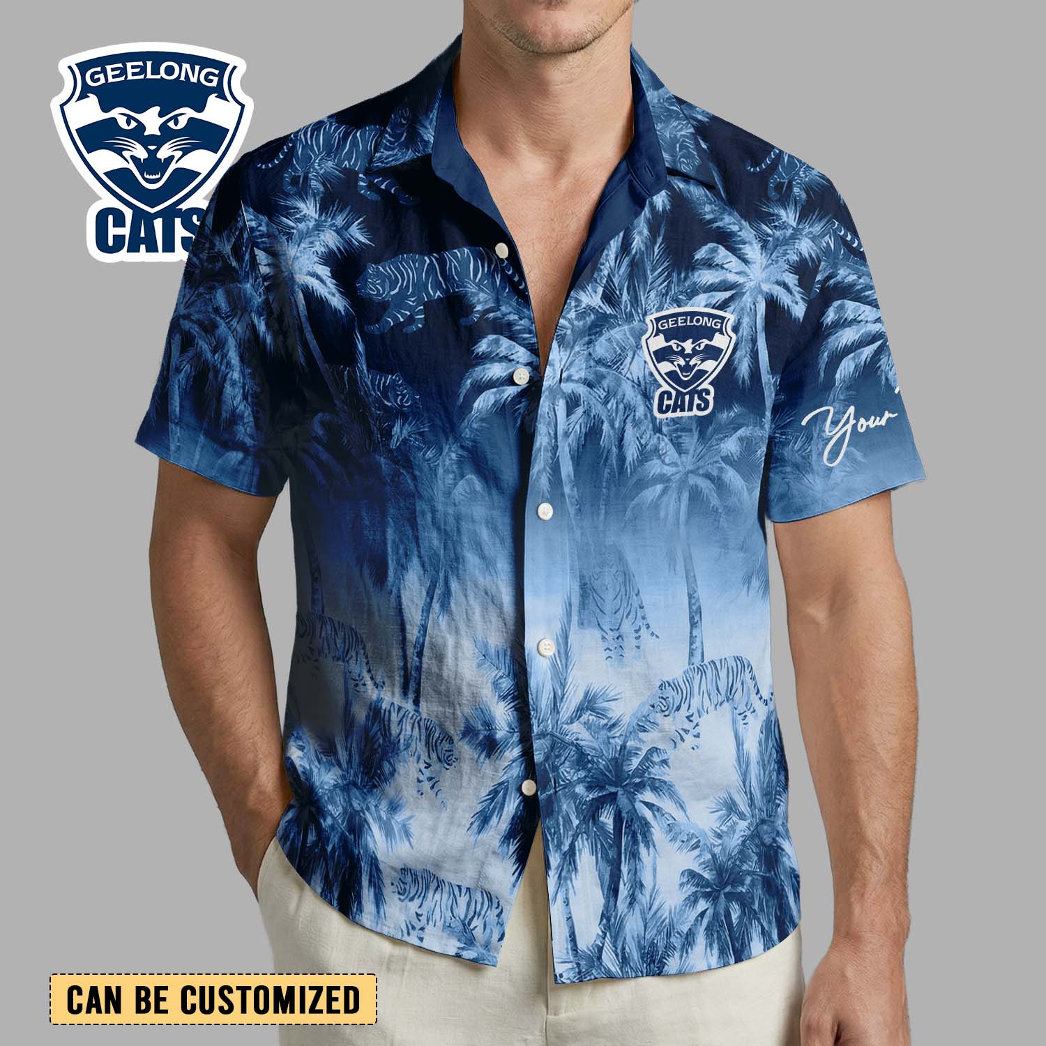 Auspiritmerch Geelong Cats Personalized Hawaiian Shirt Gift For Fans