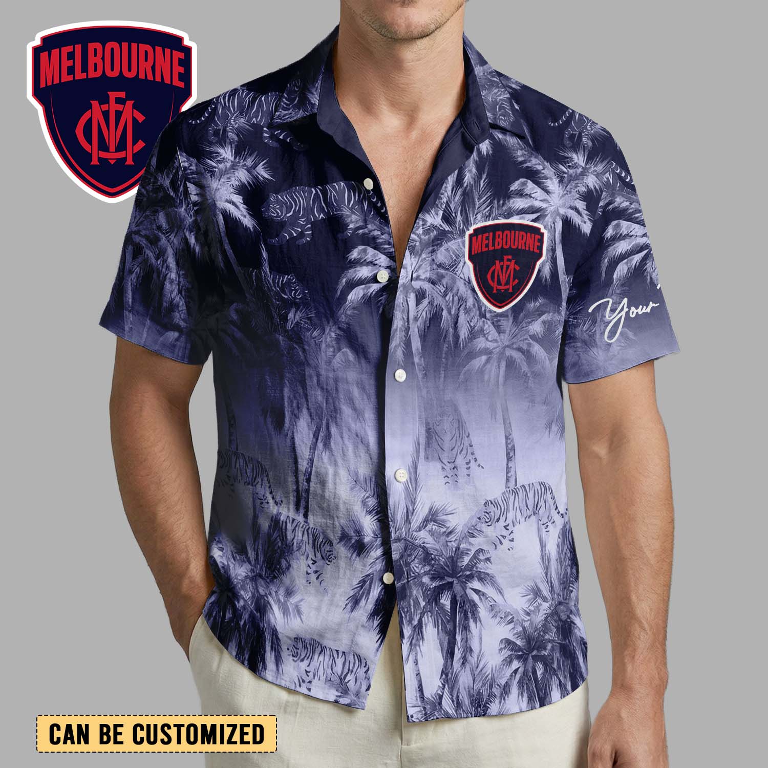 Auspiritmerch Melbourne Demons Personalized Hawaiian Shirt Gift For Fans