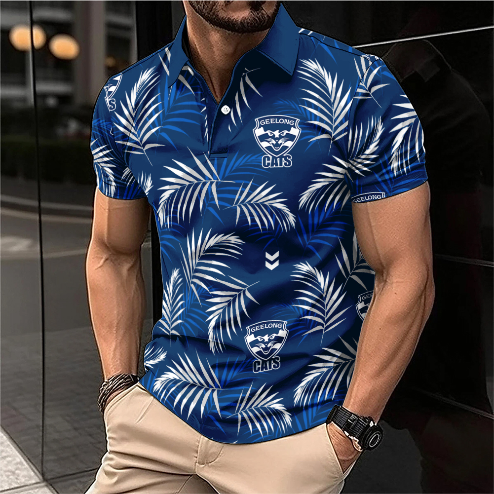 Auspiritmerch Geelong Cats Personalized Polo Shirt Gift For Fans