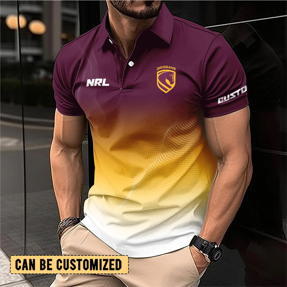 Auspiritmerch Brisbane Broncos Personalized Polo Shirt Gift For Fans