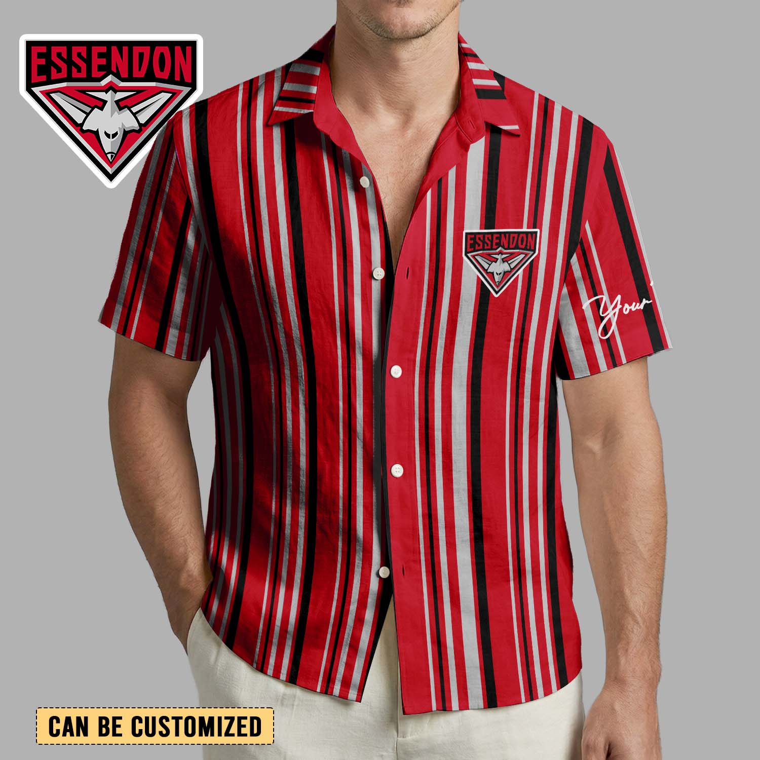 Auspiritmerch Essendon Personalized Hawaiian Shirt Gift For Fans
