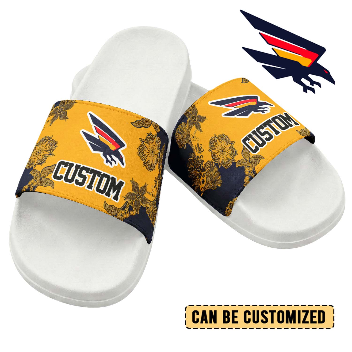 Auspiritmerch Adelaide Crows Personalized Sports Slippers Gift For Fans