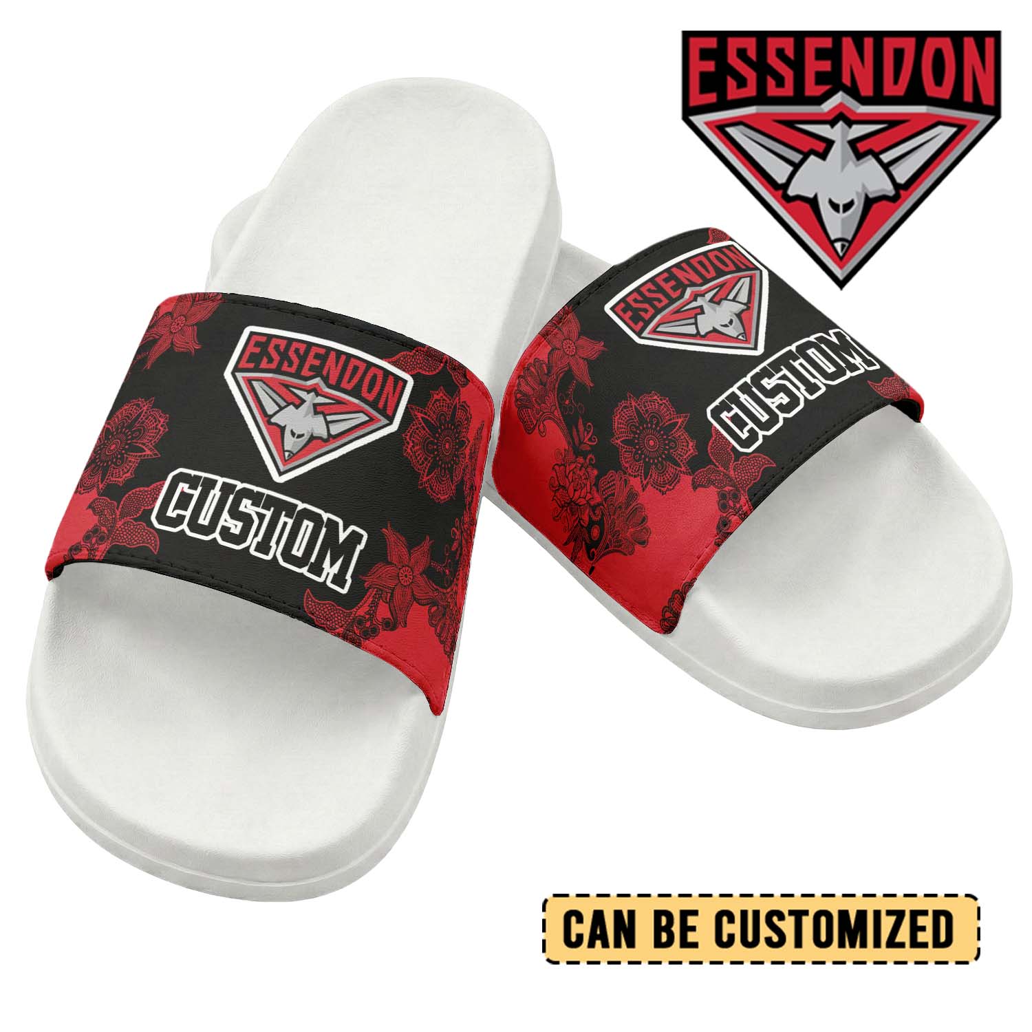 Auspiritmerch Essendon Personalized Sports Slippers Gift For Fans