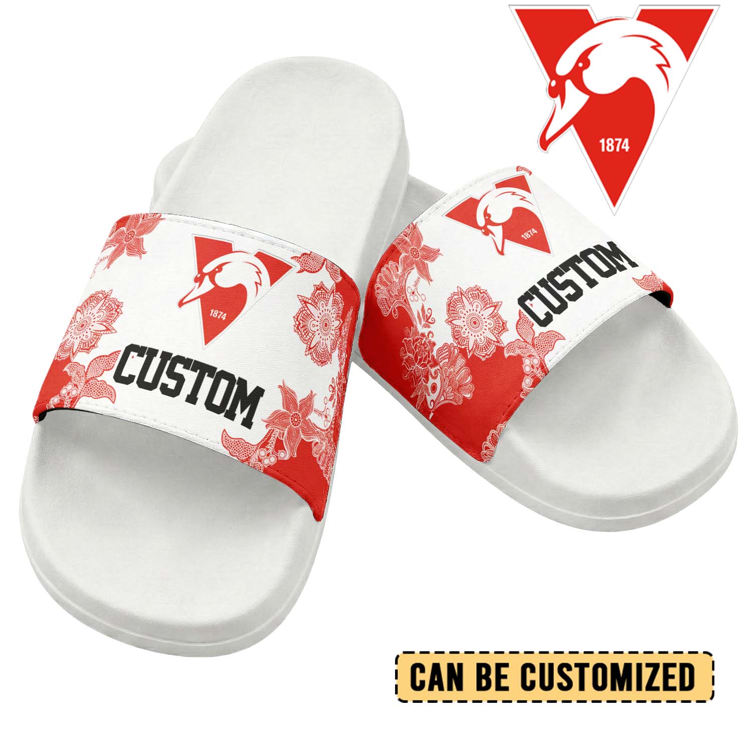 Auspiritmerch Sydney Swans Personalized Sports Slippers Gift For Fans