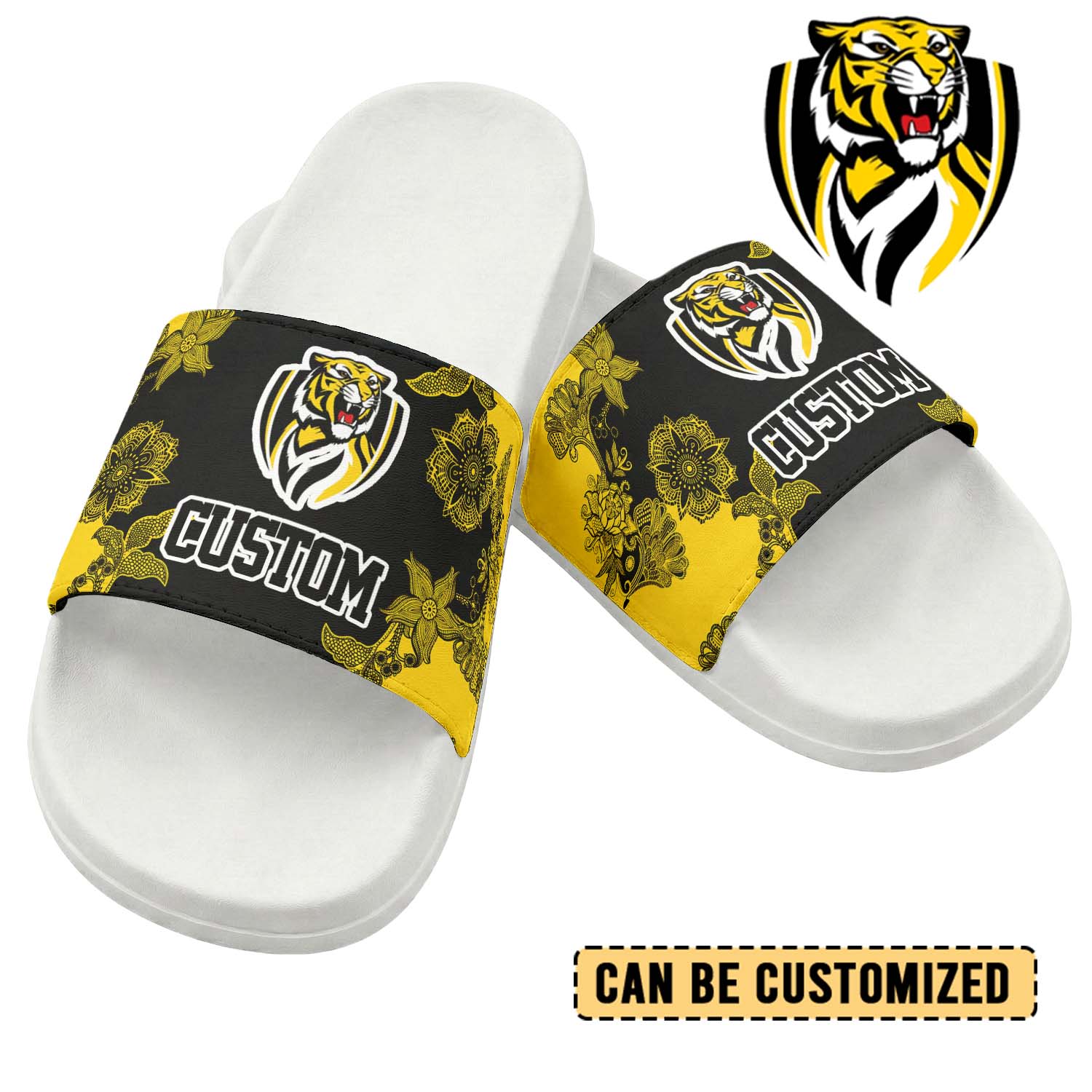 Auspiritmerch Richmond Tigers Personalized Sports Slippers Gift For Fans