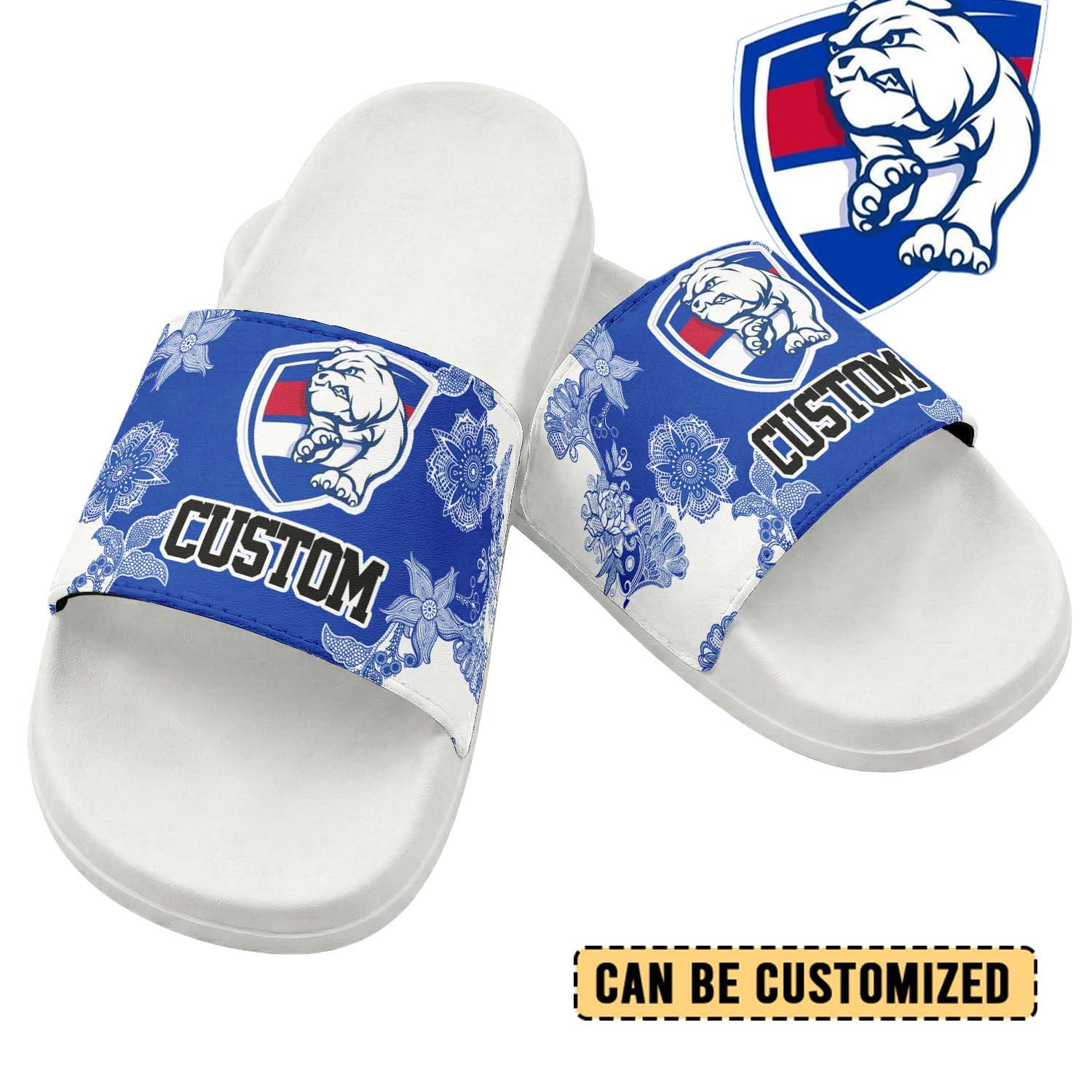 Auspiritmerch Western Bulldogs Personalized Sports Slippers Gift For Fans
