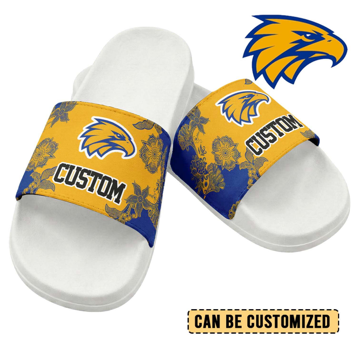 Auspiritmerch West Coast Eagles Personalized Sports Slippers Gift For Fans