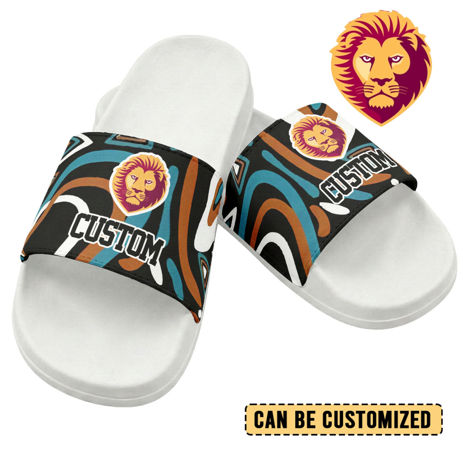 Auspiritmerch Brisbane Lions Personalized Sports Slippers Gift For Fans
