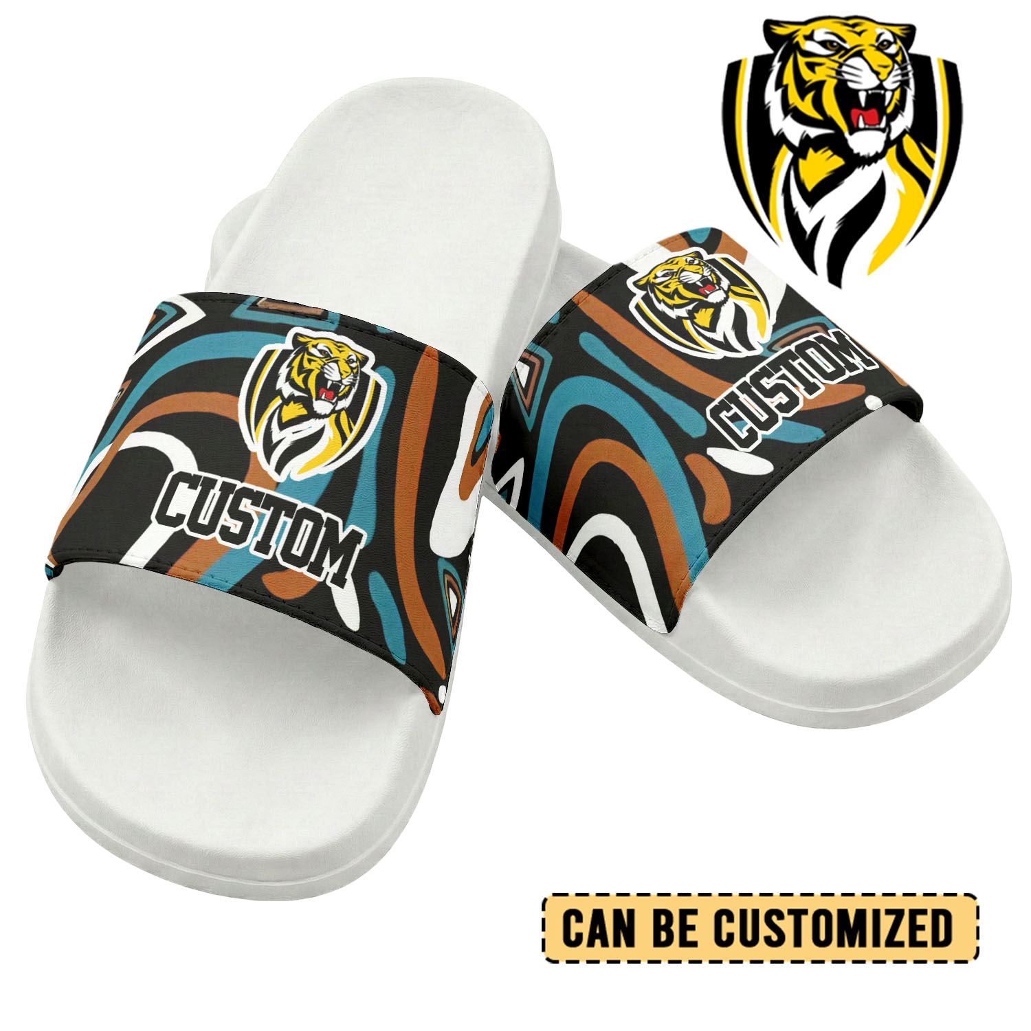 Auspiritmerch Richmond Tigers Personalized Sports Slippers Gift For Fans