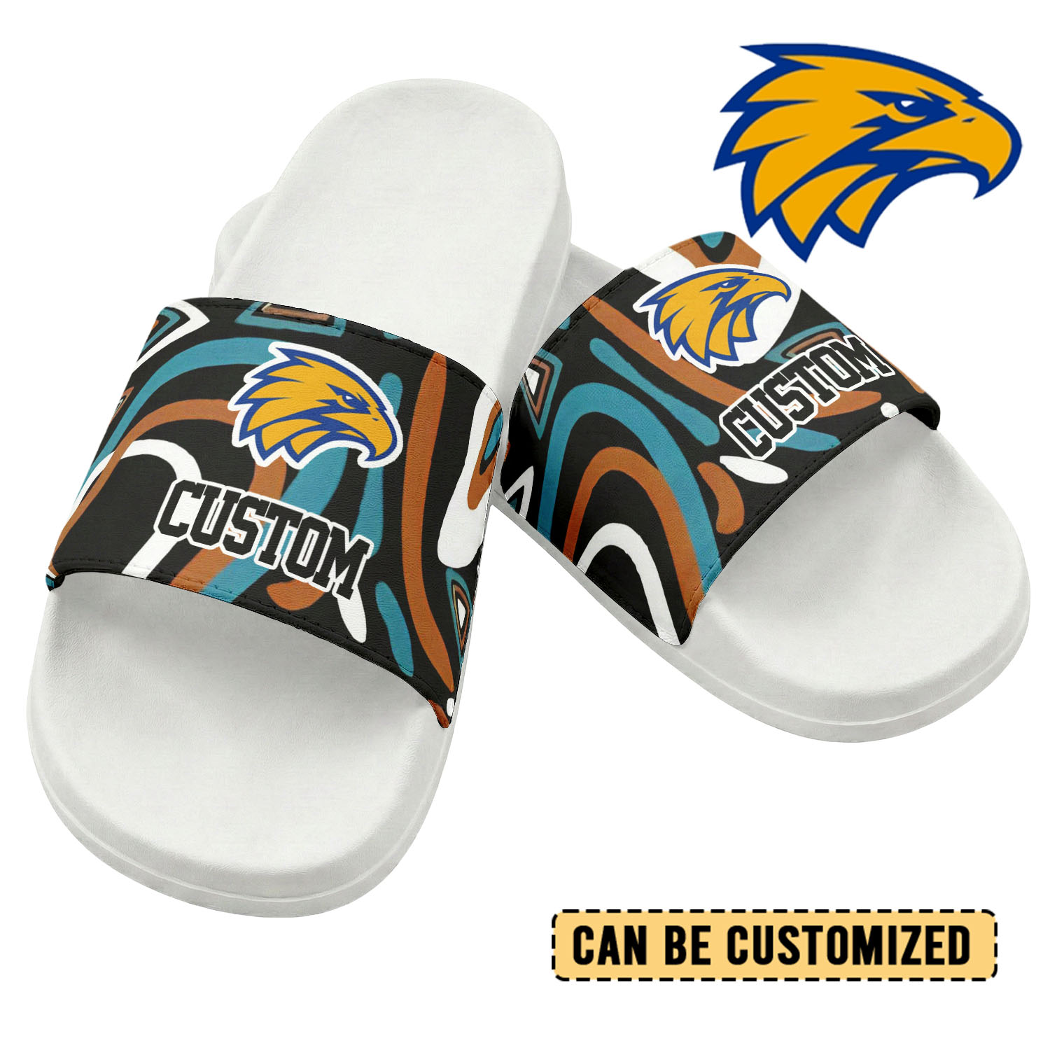 Auspiritmerch West Coast Eagles Personalized Sports Slippers Gift For Fans