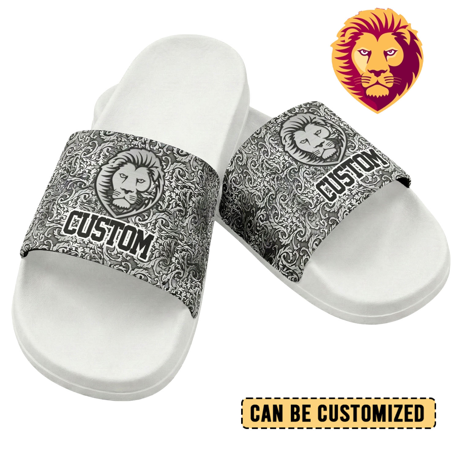 Auspiritmerch Brisbane Lions Personalized Sports Slippers Gift For Fans