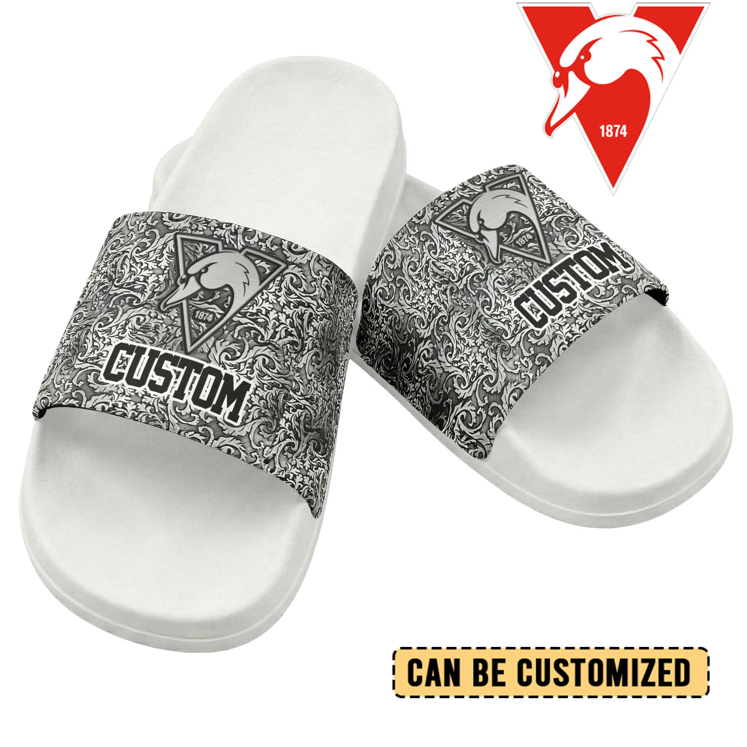 Auspiritmerch Sydney Swans Personalized Sports Slippers Gift For Fans