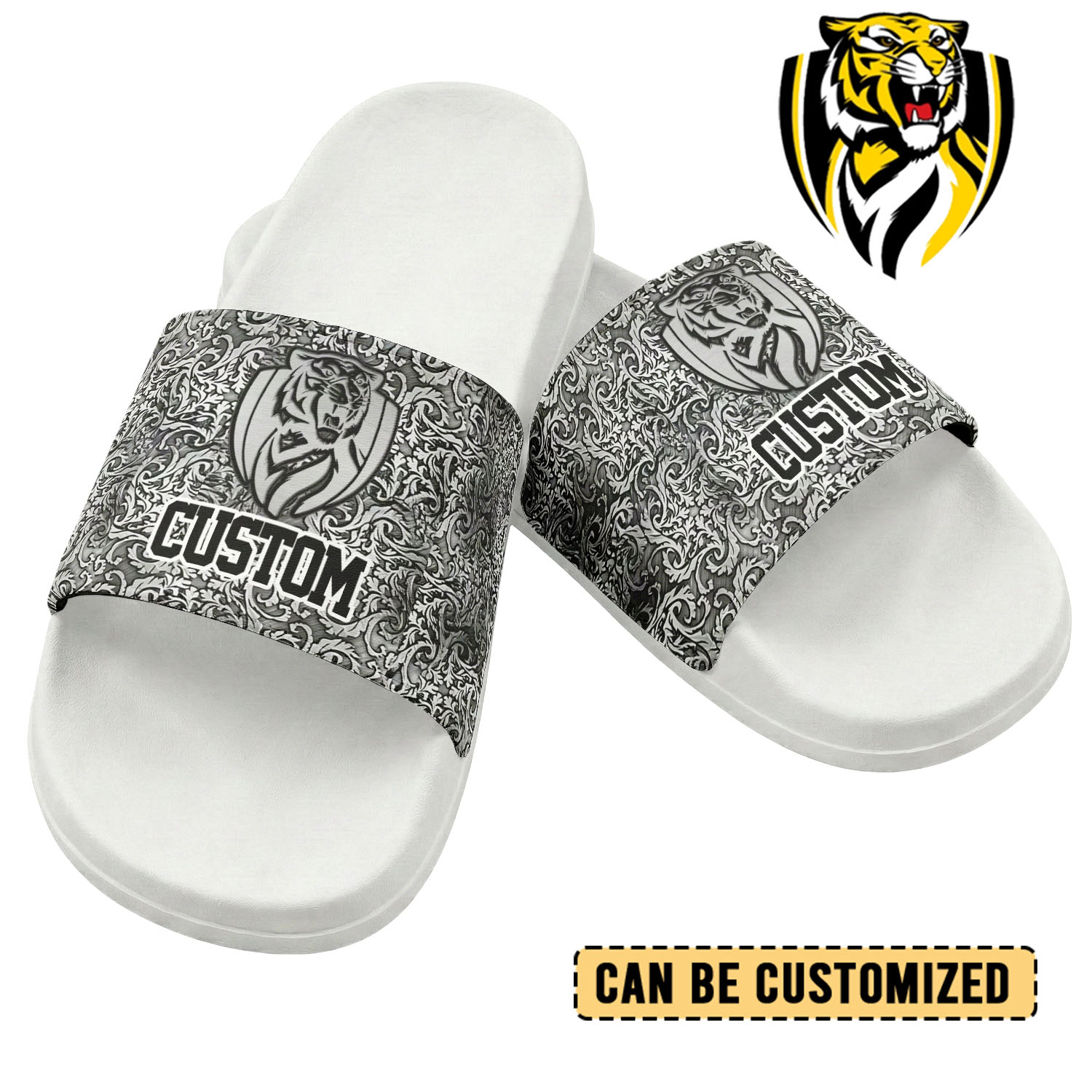 Auspiritmerch Richmond Tigers Personalized Sports Slippers Gift For Fans