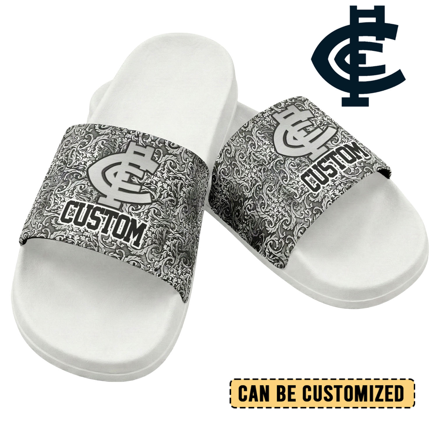 Auspiritmerch Carlton Blues Personalized Sports Slippers Gift For Fans