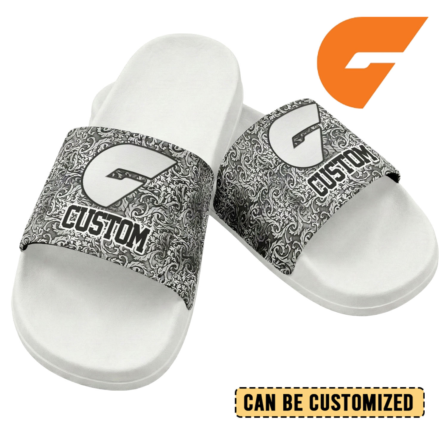 Auspiritmerch GWS Giants Personalized Sports Slippers Gift For Fans