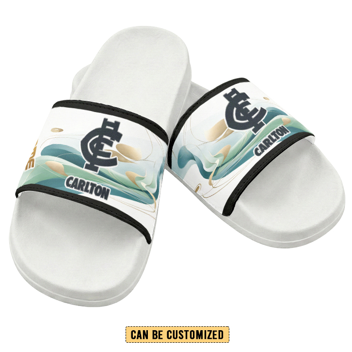 Auspiritmerch Carlton Blues Personalized Sports Slippers Gift For Fans