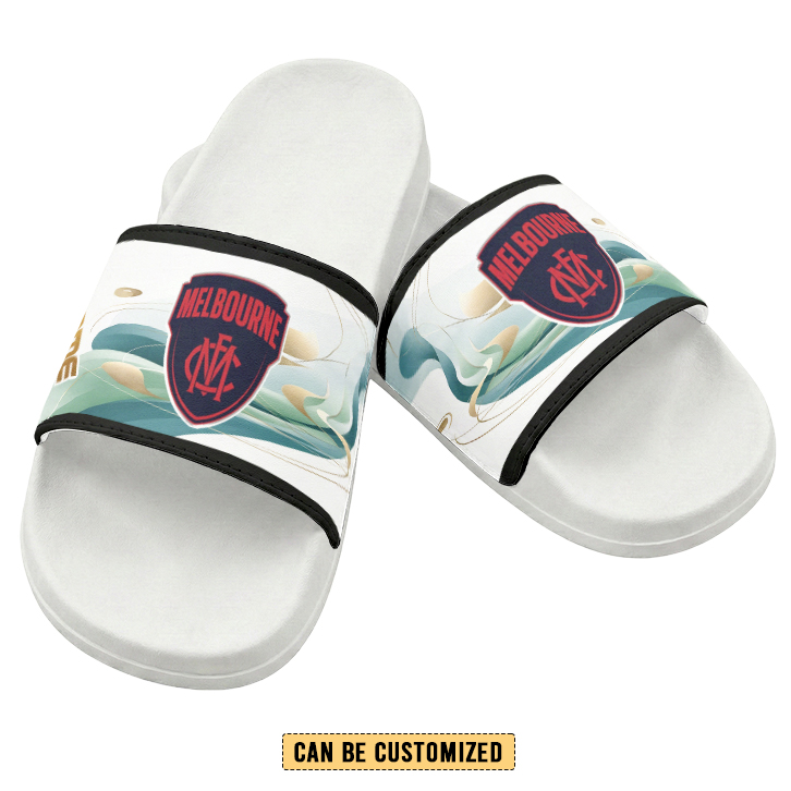 Auspiritmerch Melbourne Demons Personalized Sports Slippers Gift For Fans