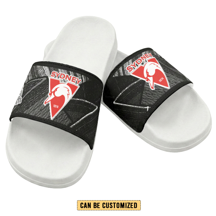 Auspiritmerch Sydney Swans Personalized Sports Slippers Gift For Fans