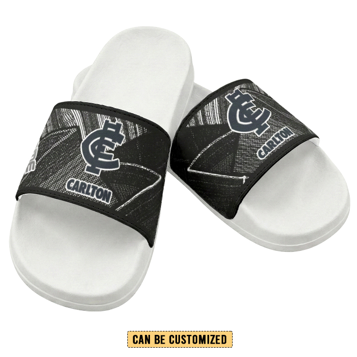 Auspiritmerch Carlton Blues Personalized Sports Slippers Gift For Fans