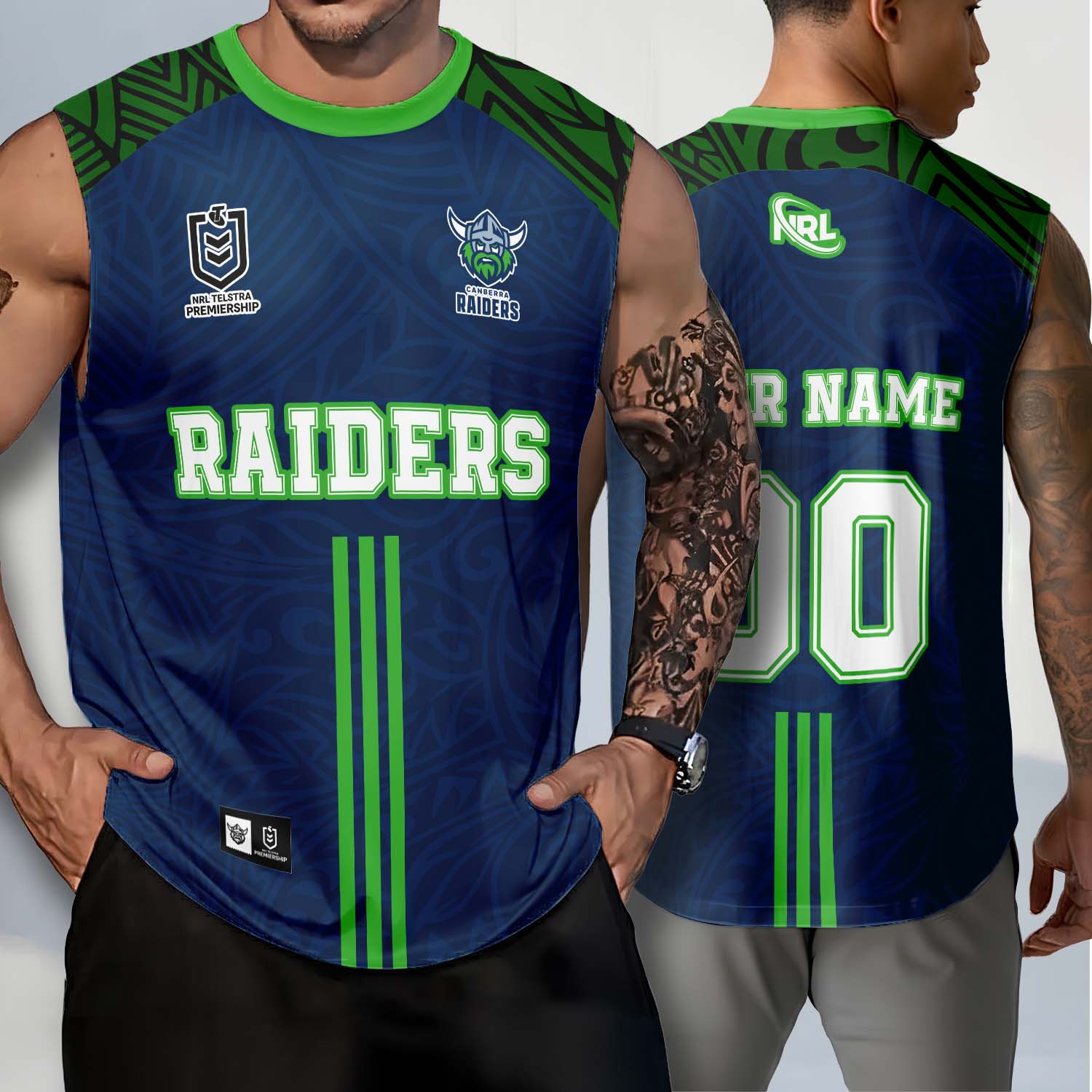 Auspiritmerch Canberra Raiders Personalized Tank Top Gift For Fans