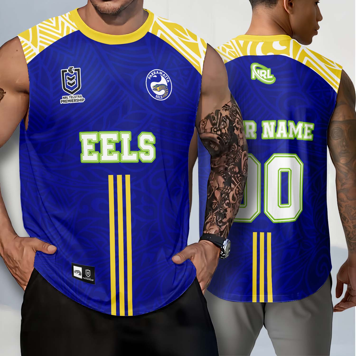 Auspiritmerch Parramatta Eels Personalized Tank Top Gift For Fans
