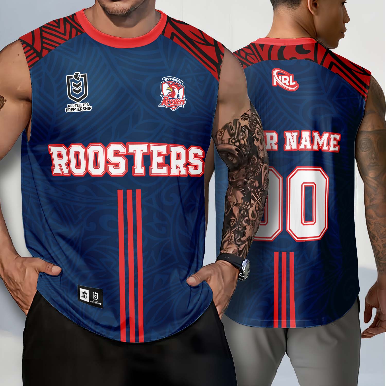 Auspiritmerch Sydney Roosters Personalized Tank Top Gift For Fans