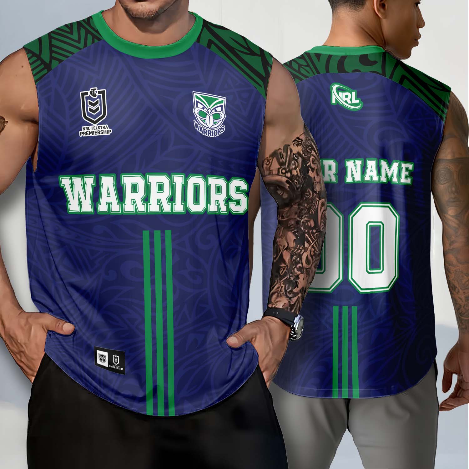 Auspiritmerch New Zealand Warriors Personalized Tank Top Gift For Fans